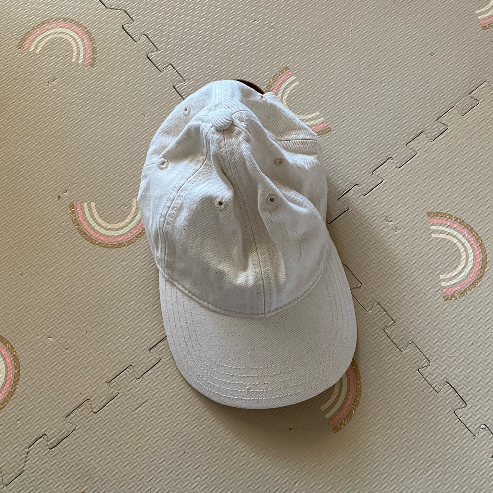 Madewell Organic Cotton Broken-In Baseball Cap Alabaster